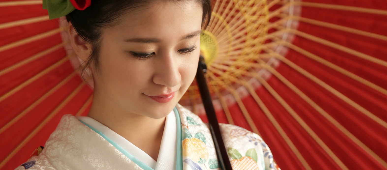 振袖を着た二十歳の成人式